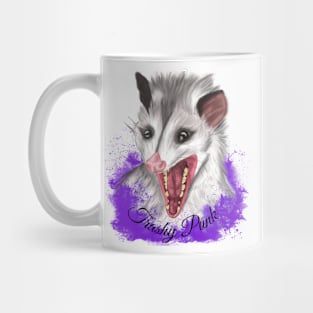 Trashy Punk Possum Design Mug